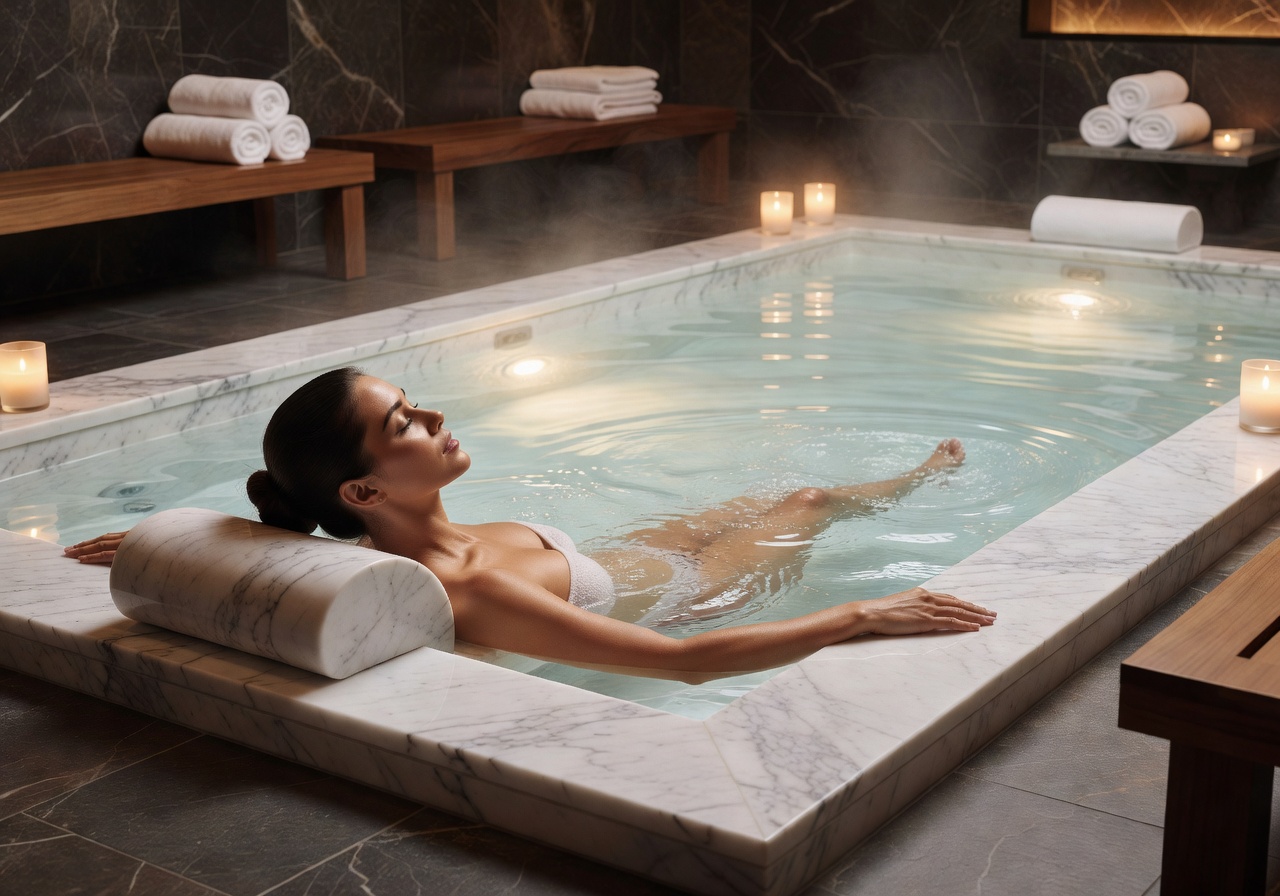 Hydrotherapy luxury spa treatment