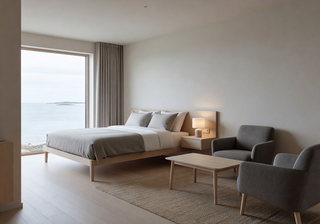 Modern Nordic suite at Hotell Arkipelag
