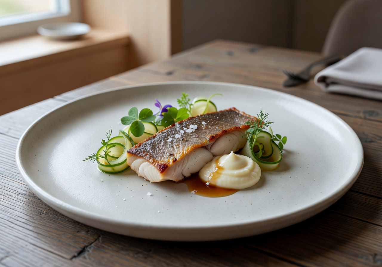 Nordic gourmet plated dish