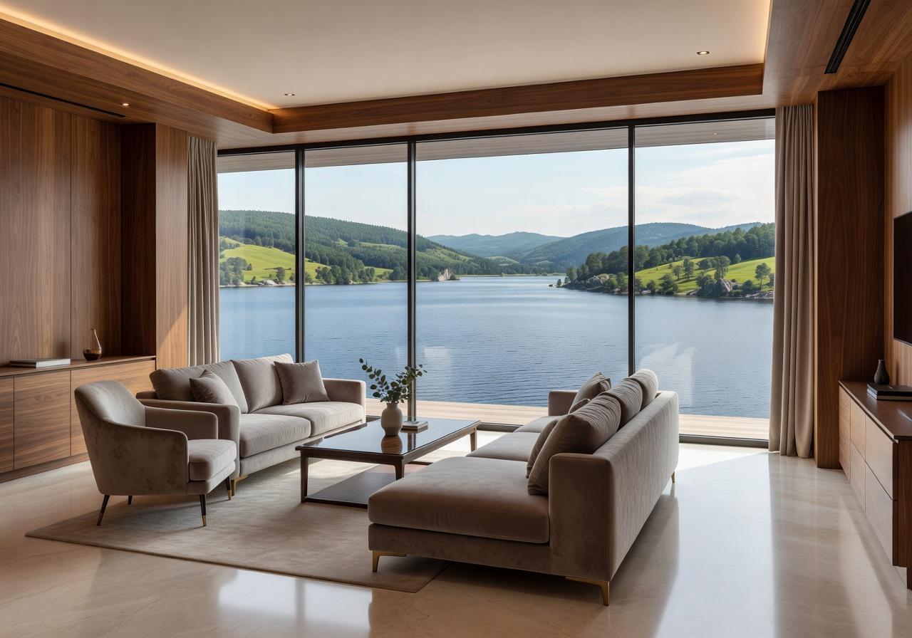 Premium suite with panoramic lake view
