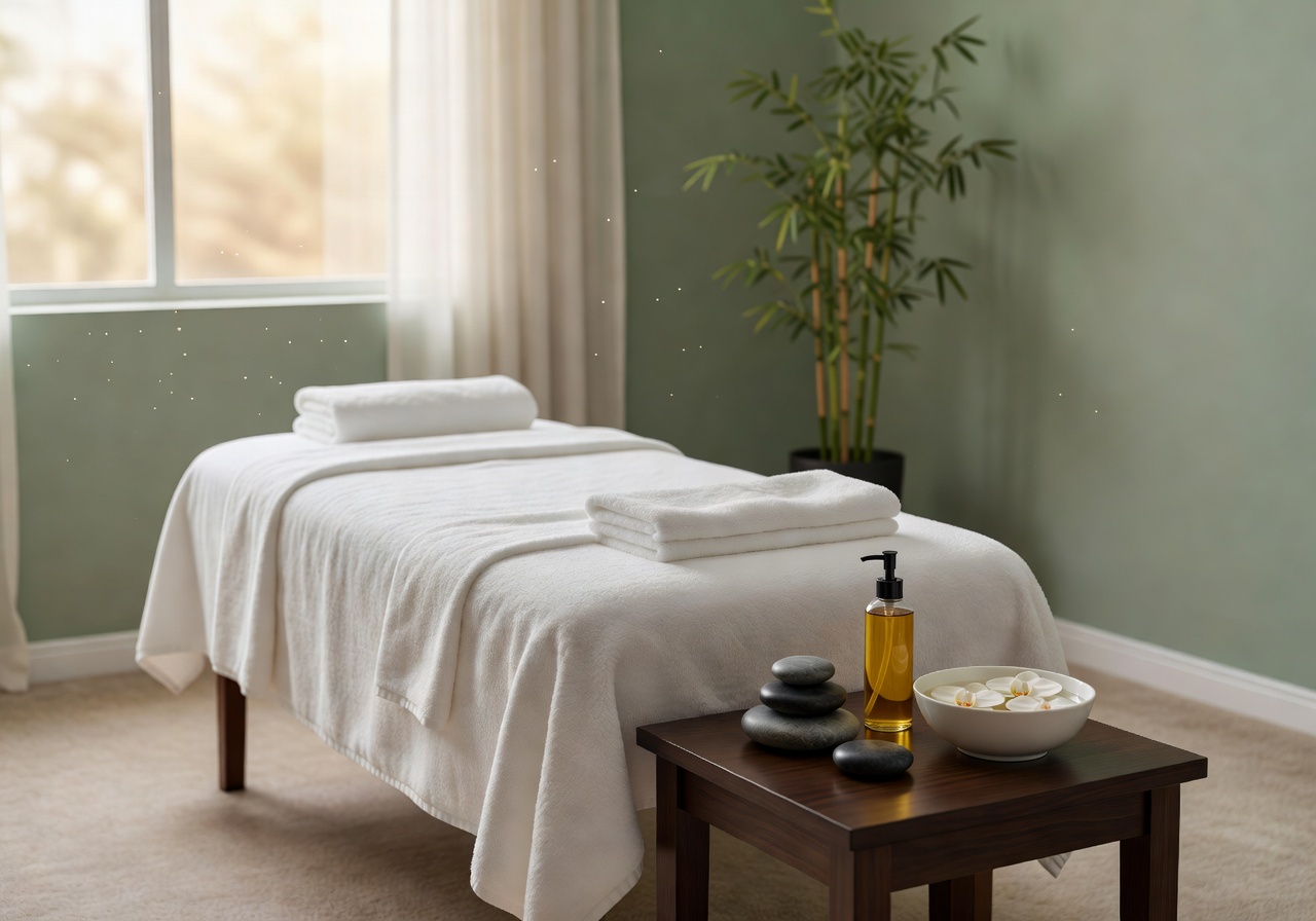 Luxury Nordic massage therapy suite
