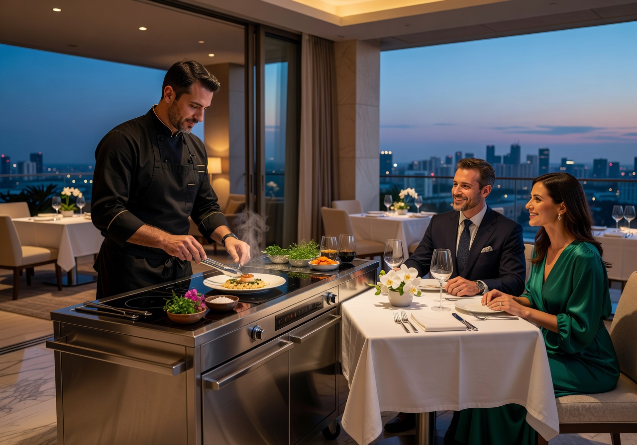 VIP private chef experience luxury hotel