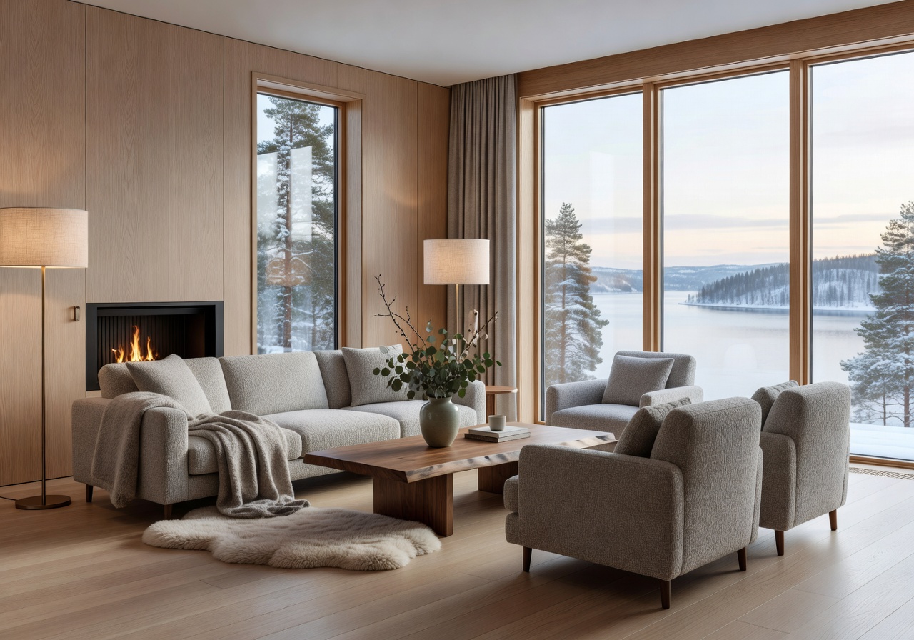 VIP suite interior Nordic luxury